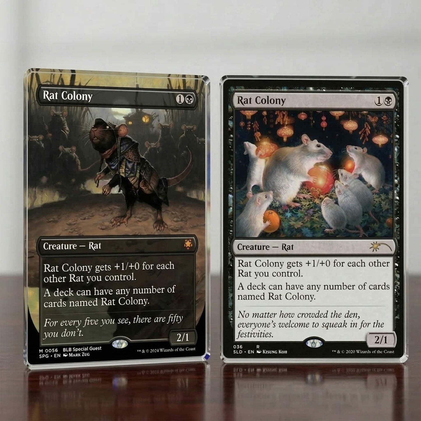 Rat Colony Custom Proxy Cards - Premium Acrylic Edition