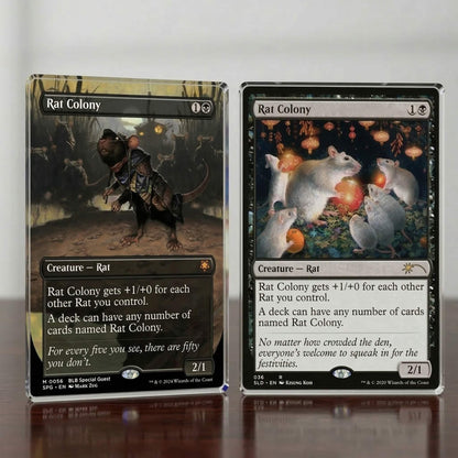 Rat Colony Custom Proxy Cards - Premium Acrylic Edition