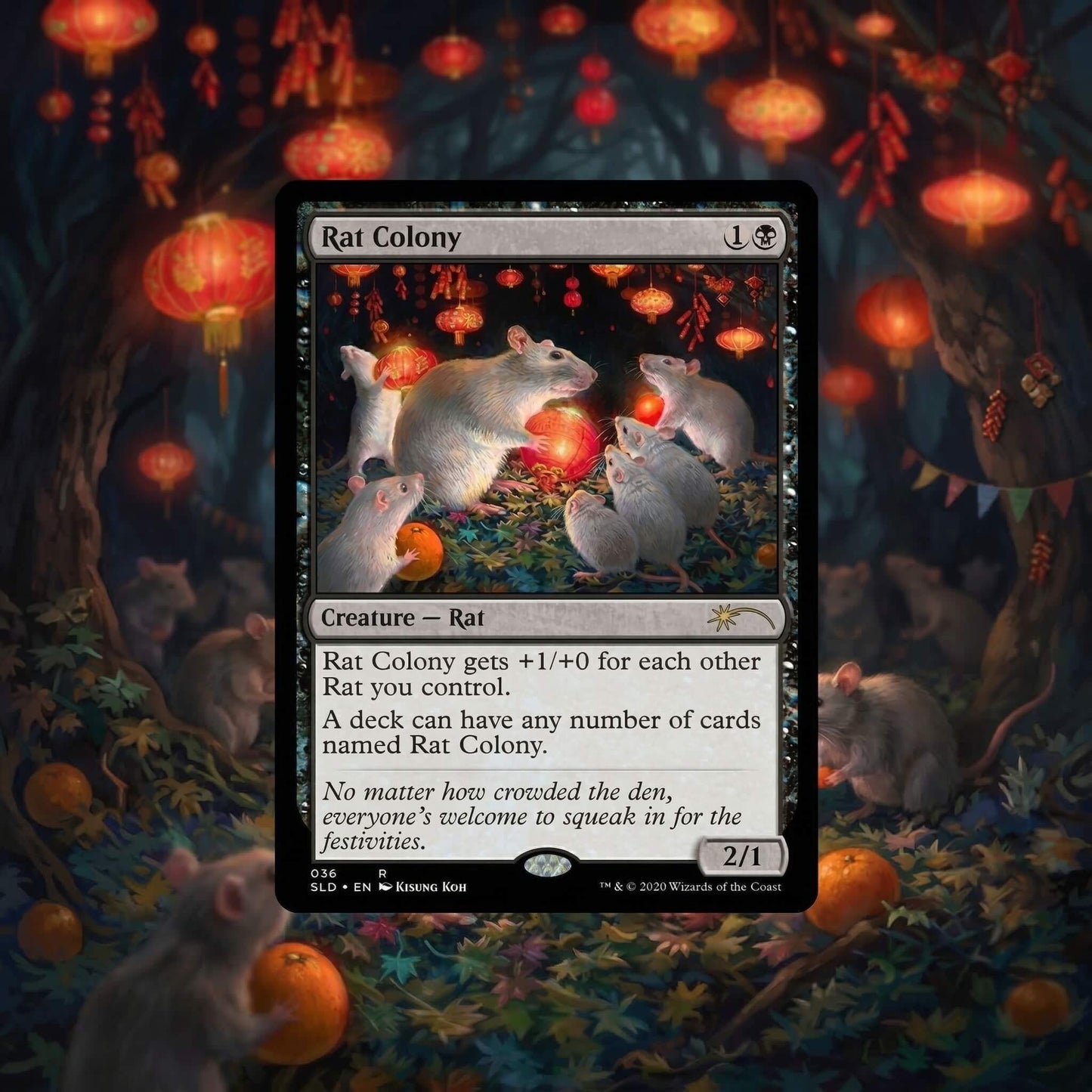 Rat Colony Custom Proxy Cards - Premium Acrylic Edition