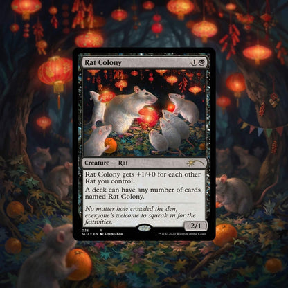 Rat Colony Custom Proxy Cards - Premium Acrylic Edition