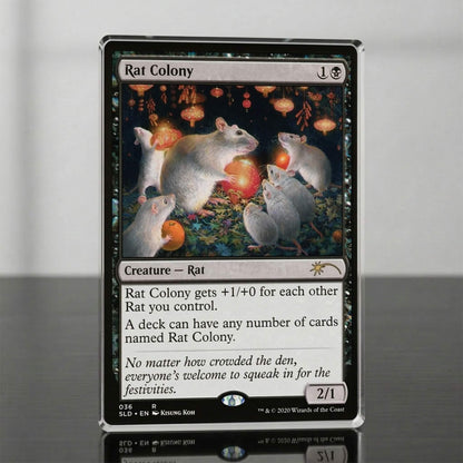 Rat Colony Custom Proxy Cards - Premium Acrylic Edition