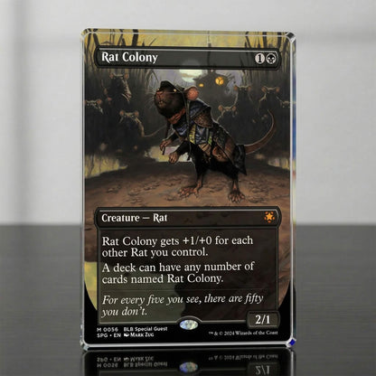 Rat Colony Custom Proxy Cards - Premium Acrylic Edition