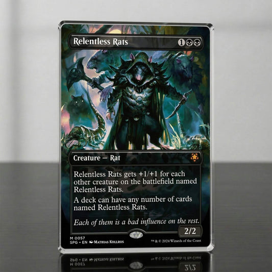 Relentless Rats Custom Proxy Cards - Premium Acrylic Edition